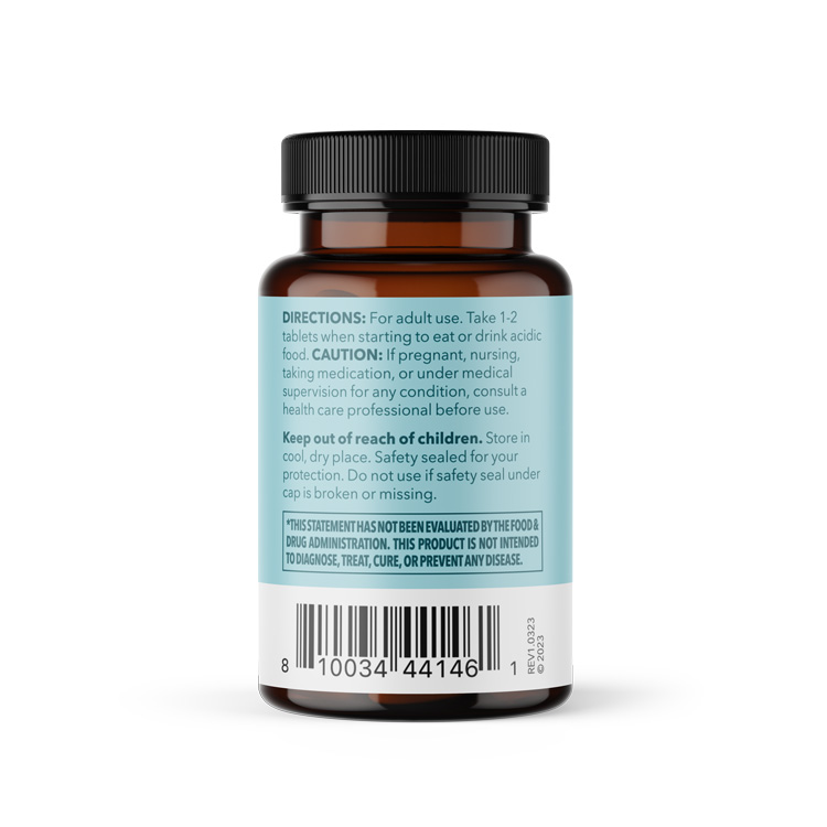 Femetry Bladder Acid Control 60tab 100cc Bottle back